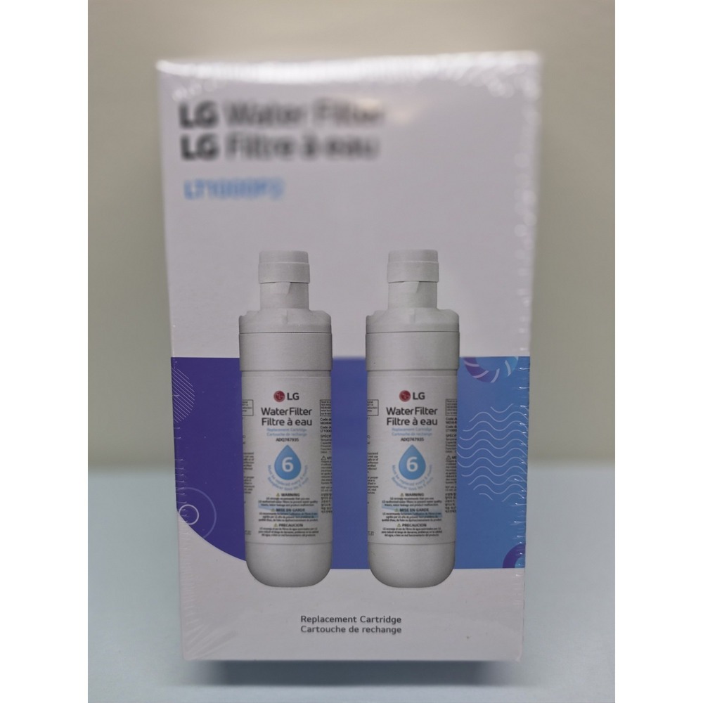 2 Pack Genuine LG Water Filters LT1000P2 New & Sealed